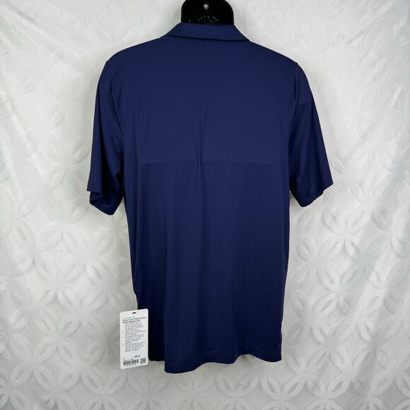 Lululemon Snap Front Performance Short Sleeve Polo Blue Size S NWT - Picture 6 of 8